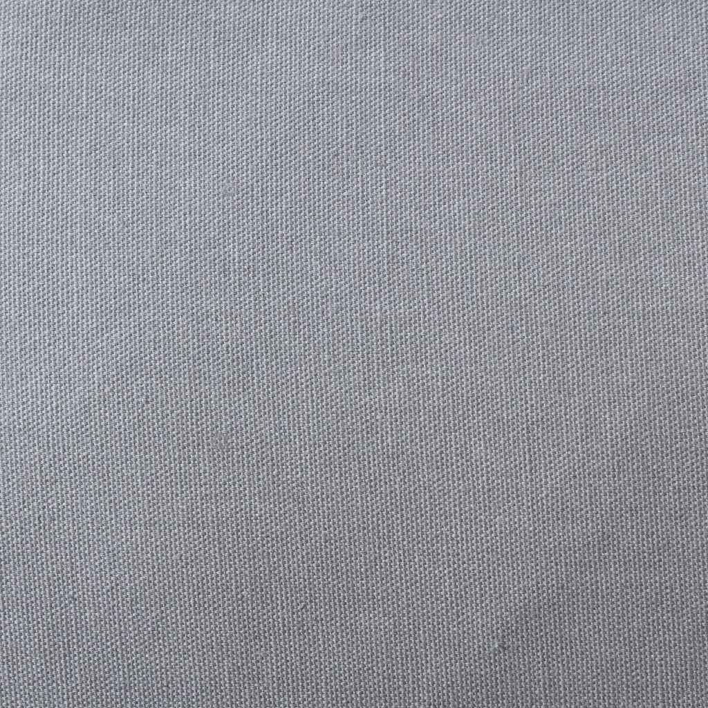 14" X 36" Gray And White 100% Cotton Geometric Zippered Pillow