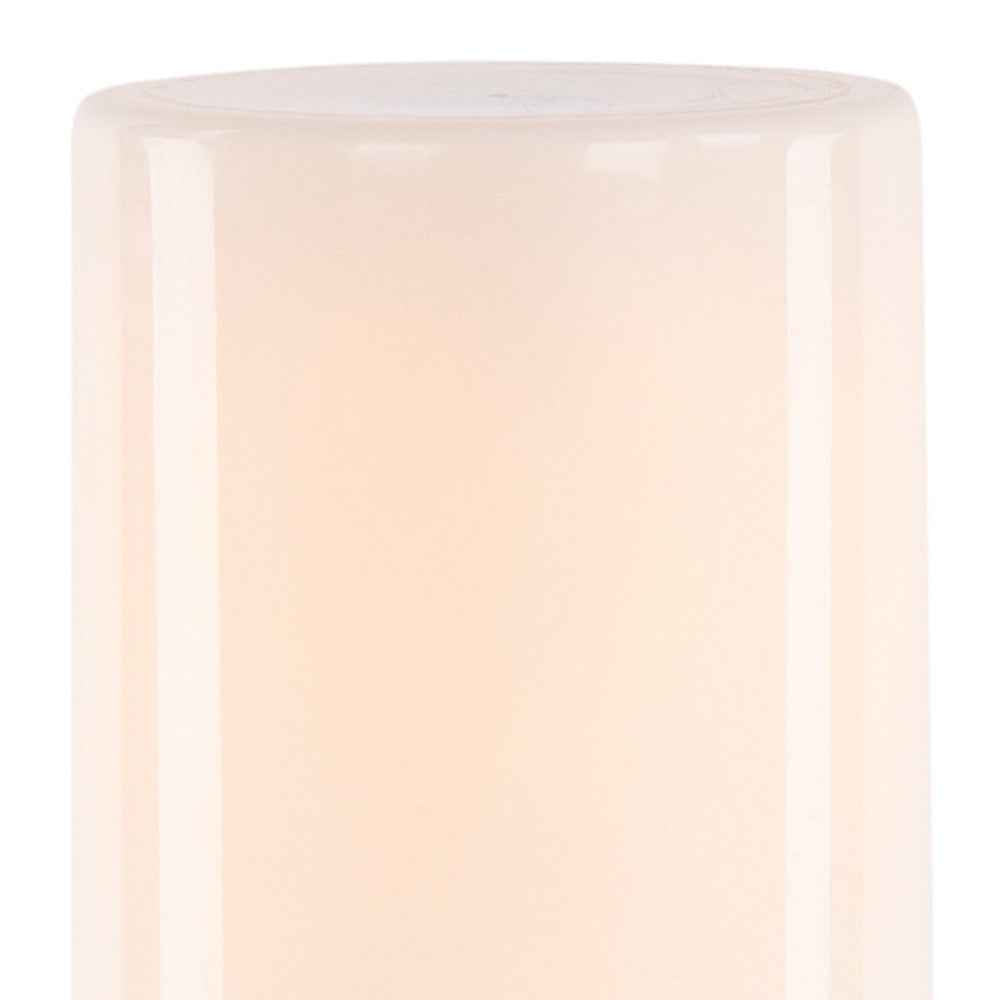 8" White Flameless Designer Candle