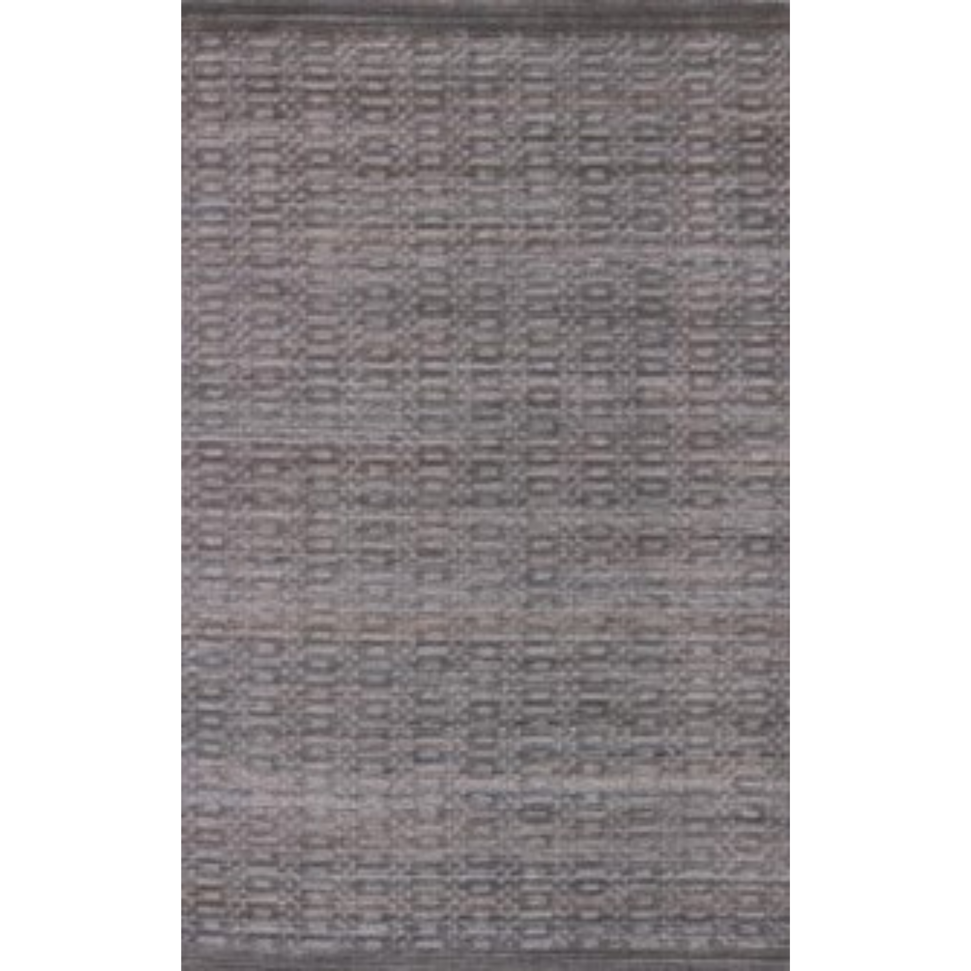 5' X 8' Charcoal And Rust Hand Loomed Area Rug