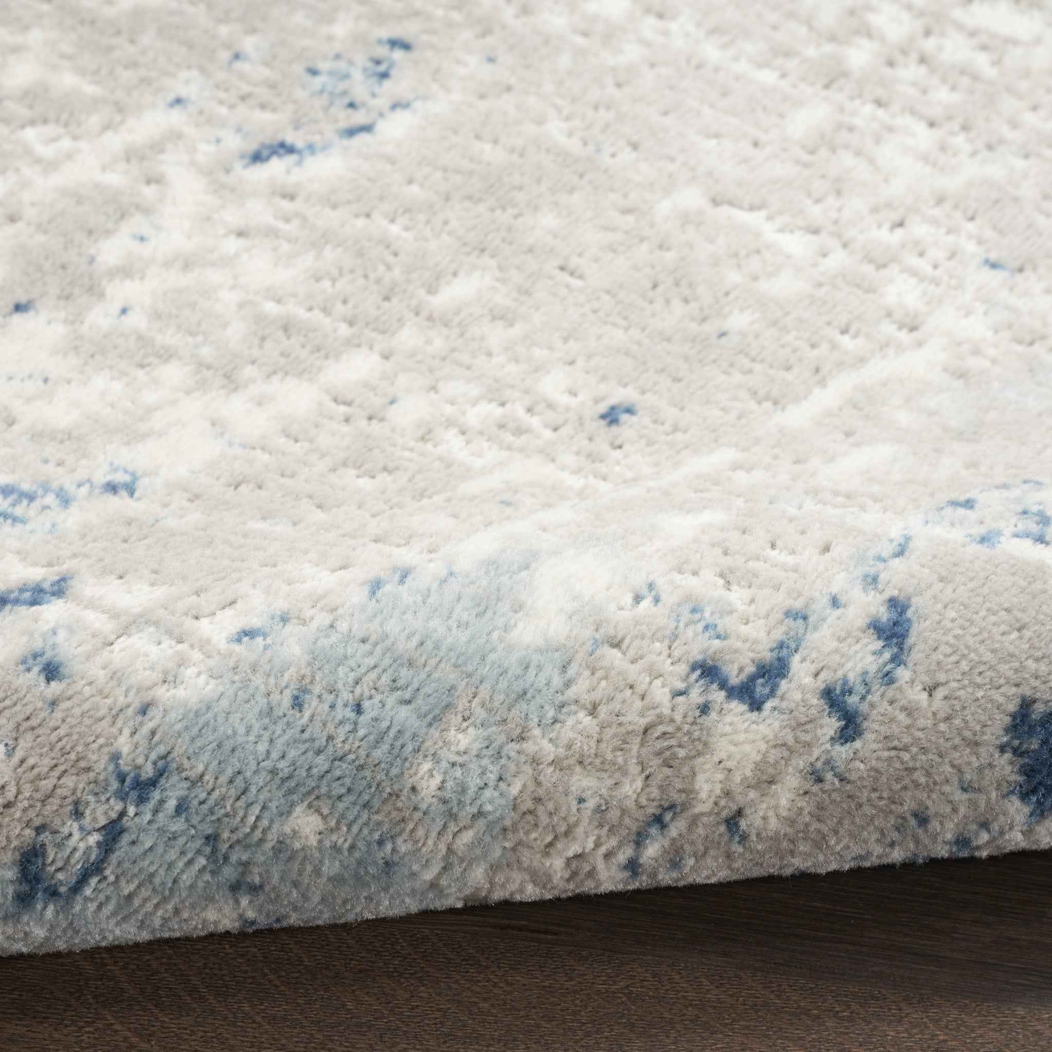 6' x 9' Ivory Abstract Power Loom Area Rug