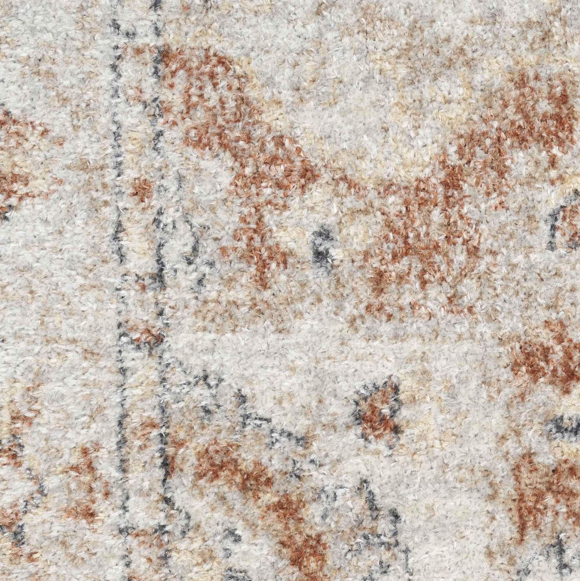 3' X 5' Gold Oriental Power Loom Washable Area Rug