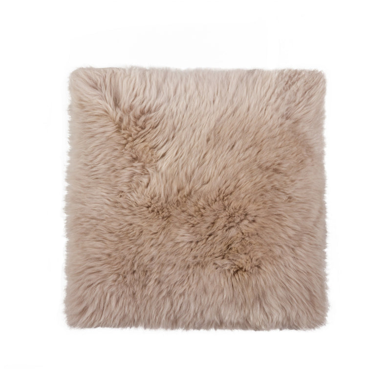 17" X 17" Taupe New Zealand Sheepskin Dining Chair Pad - Kitchen & Dining