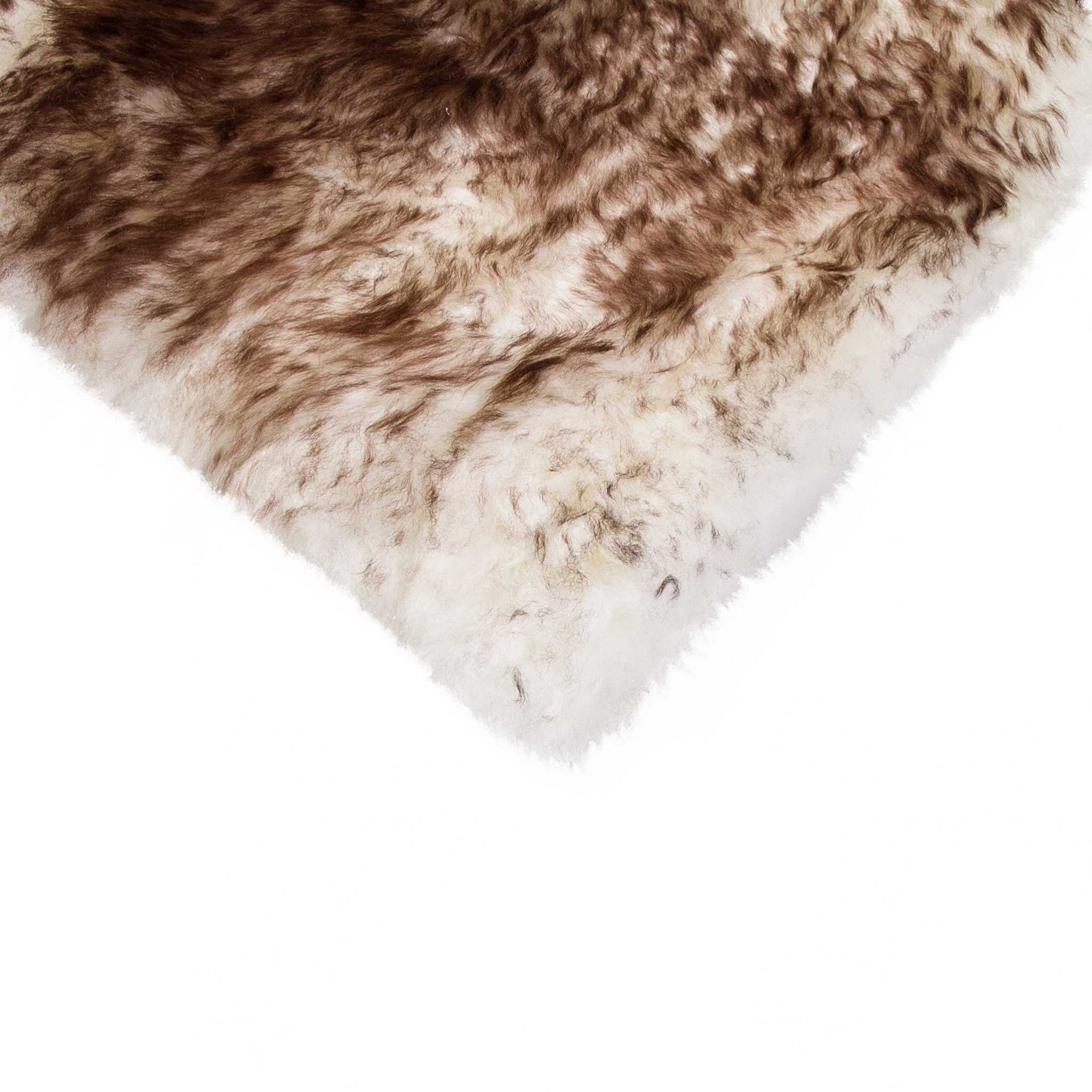 17" X 17" Brown And White Ombre Chair Pad - Kitchen & Dining
