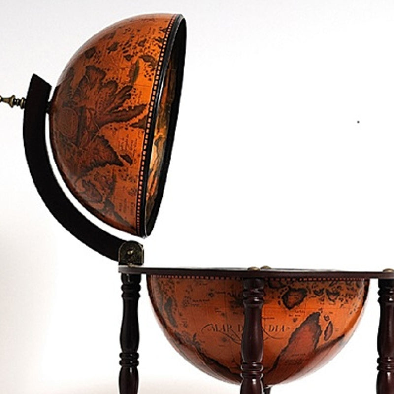 22" Old World Nautical Map Globe Mini Bar - Kitchen & Dining