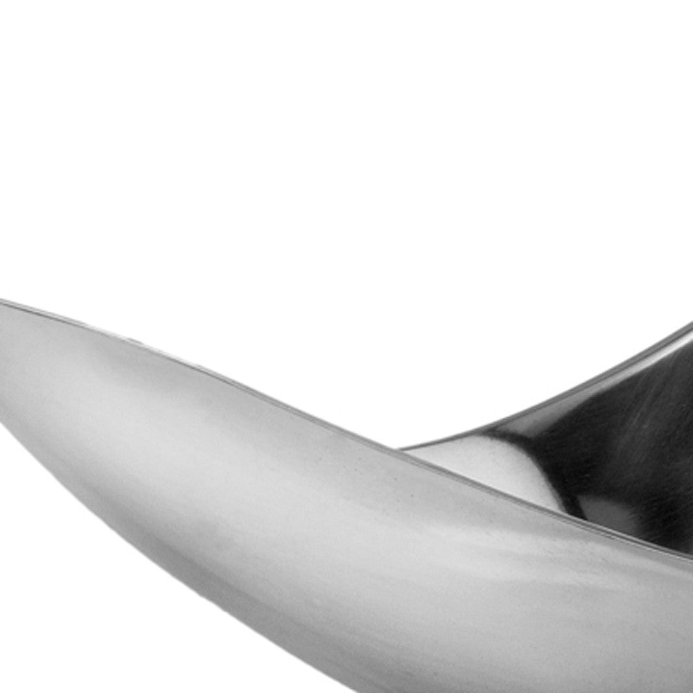 13" Aluminum Modern Twisted Centerpiece Bowl - Kitchen & Dining