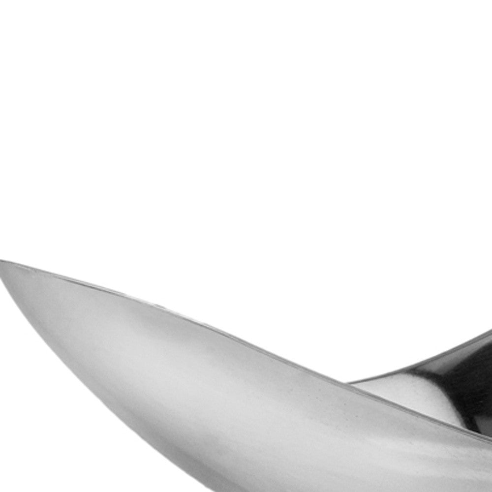 13" Aluminum Modern Twisted Centerpiece Bowl - Kitchen & Dining