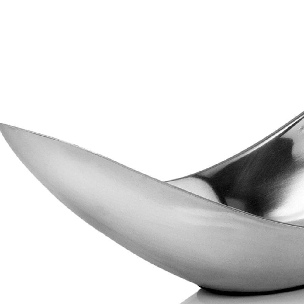 13" Aluminum Modern Twisted Centerpiece Bowl - Kitchen & Dining