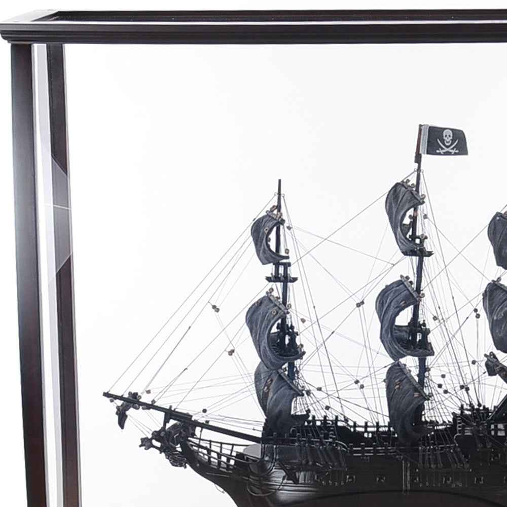 34" Black Glass Standard Display Stand