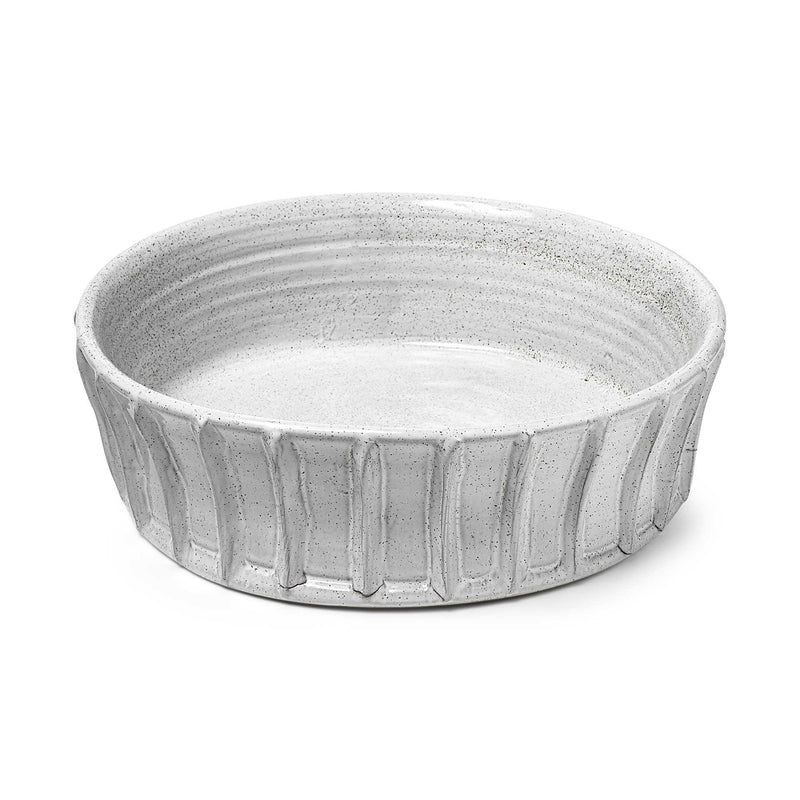 16" White Ceramic Round - Kitchen & Dining