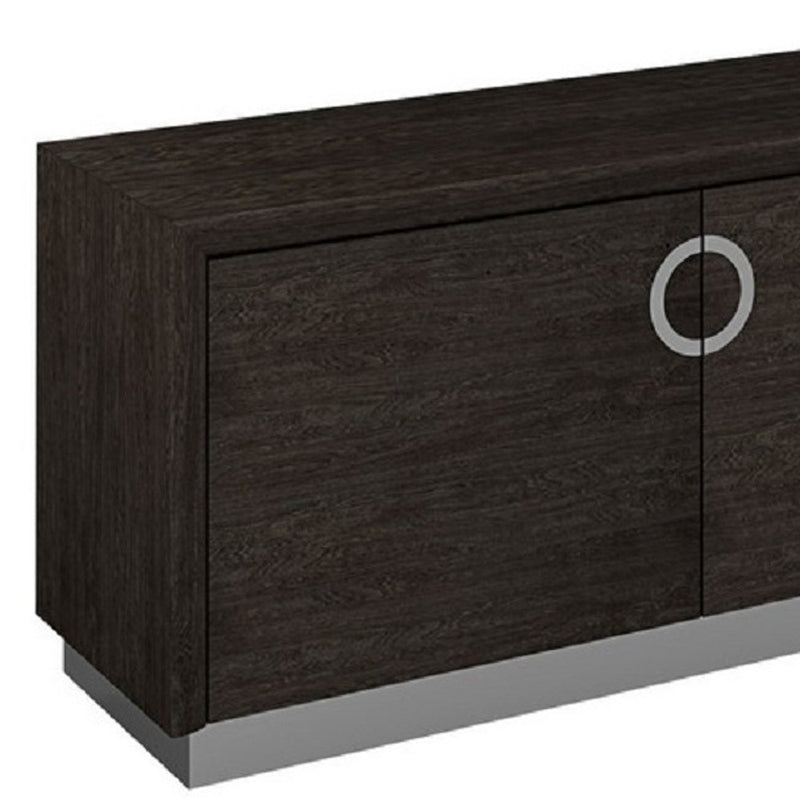 72" Gray Buffet Table with Two Doors - Kitchen & Dining