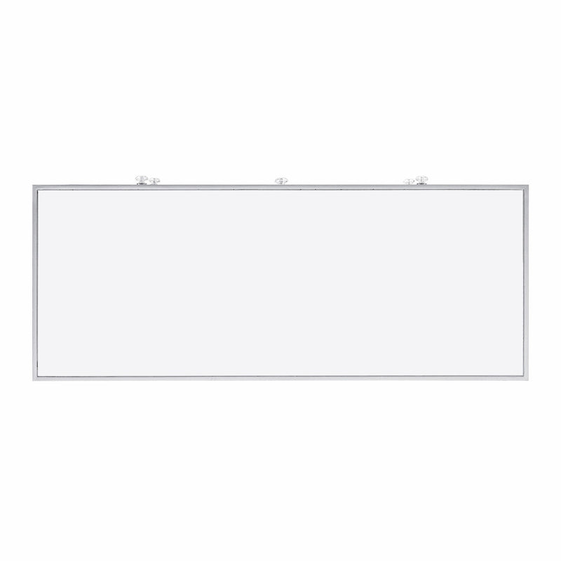 40" Silver Glass Three Drawer Sideboard with Three Doors - Kitchen & Dining