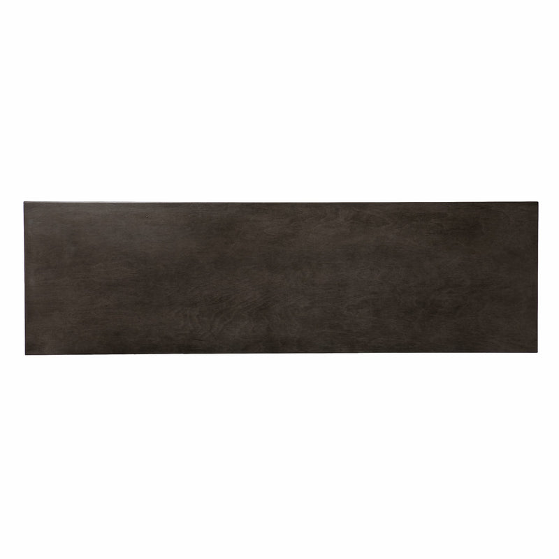 Contemporary Grid Lines Three Door Accent Cabinet - Kitchen & Dining