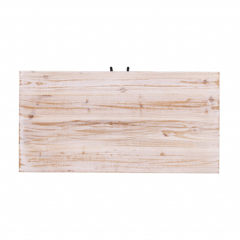 Modern Farmhouse Rustic Natural Accent Storage Cabinet - Kitchen & Dining