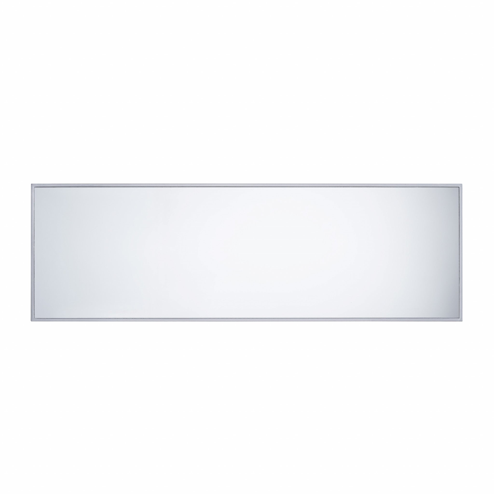 50" Silver Wood and Glass Three Drawer Credenza with Two Doors - Kitchen & Dining