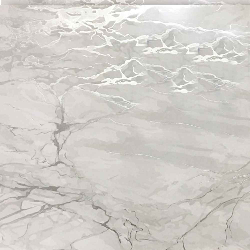 12" X 18" Silver And Gray Abstract Placemats