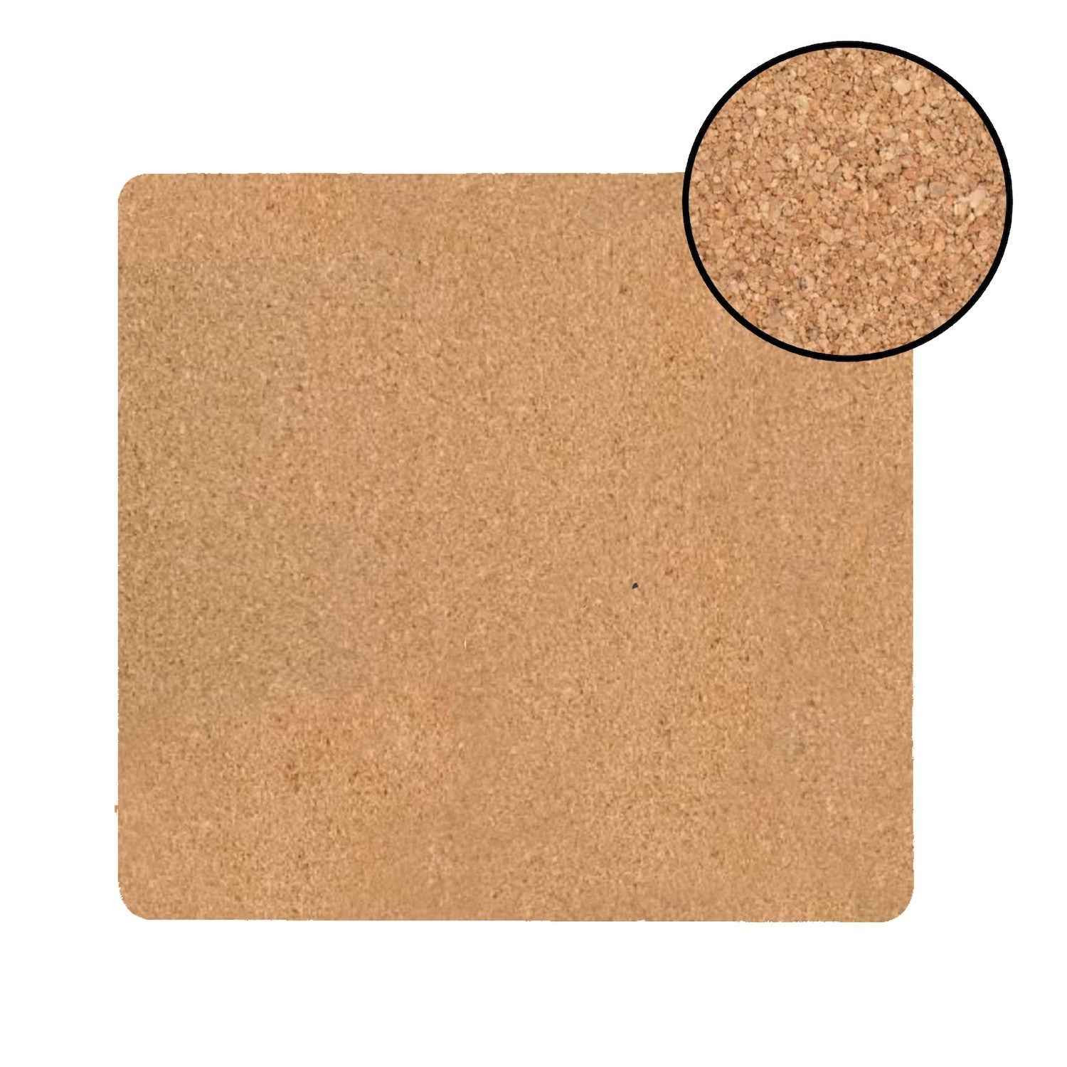 15" X 15" Gray And Gold Abstract Agglomerated cork Square Placemats