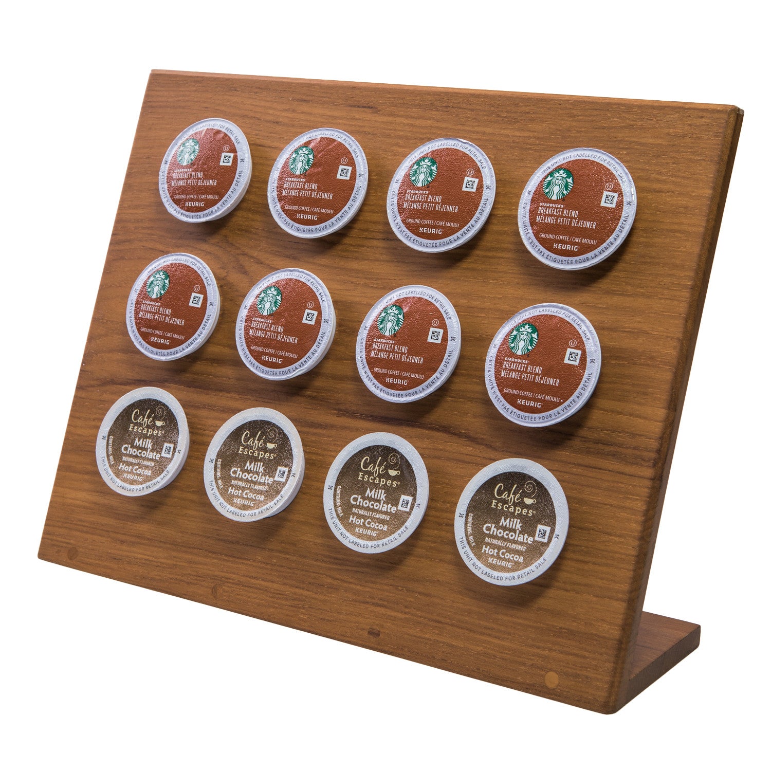 Free Standing 12.00 " Wood Coffee Storage & Accessories - Kitchen & Dining