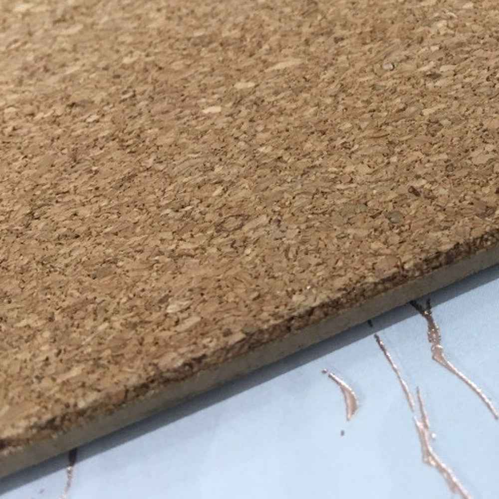 15" X 15" Gold Ivory And Gray Abstract Agglomerated cork Round Placemats