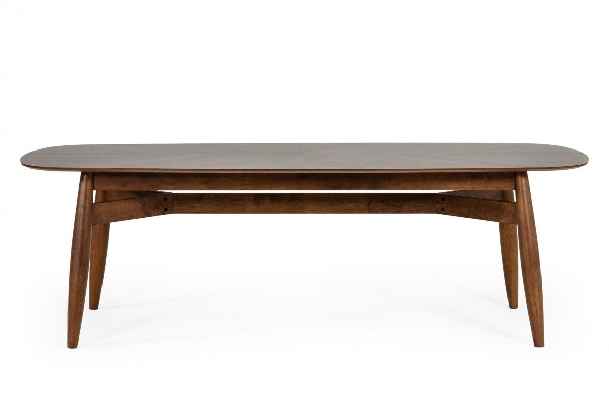 95" Brown Solid Wood Dining Table - Kitchen & Dining