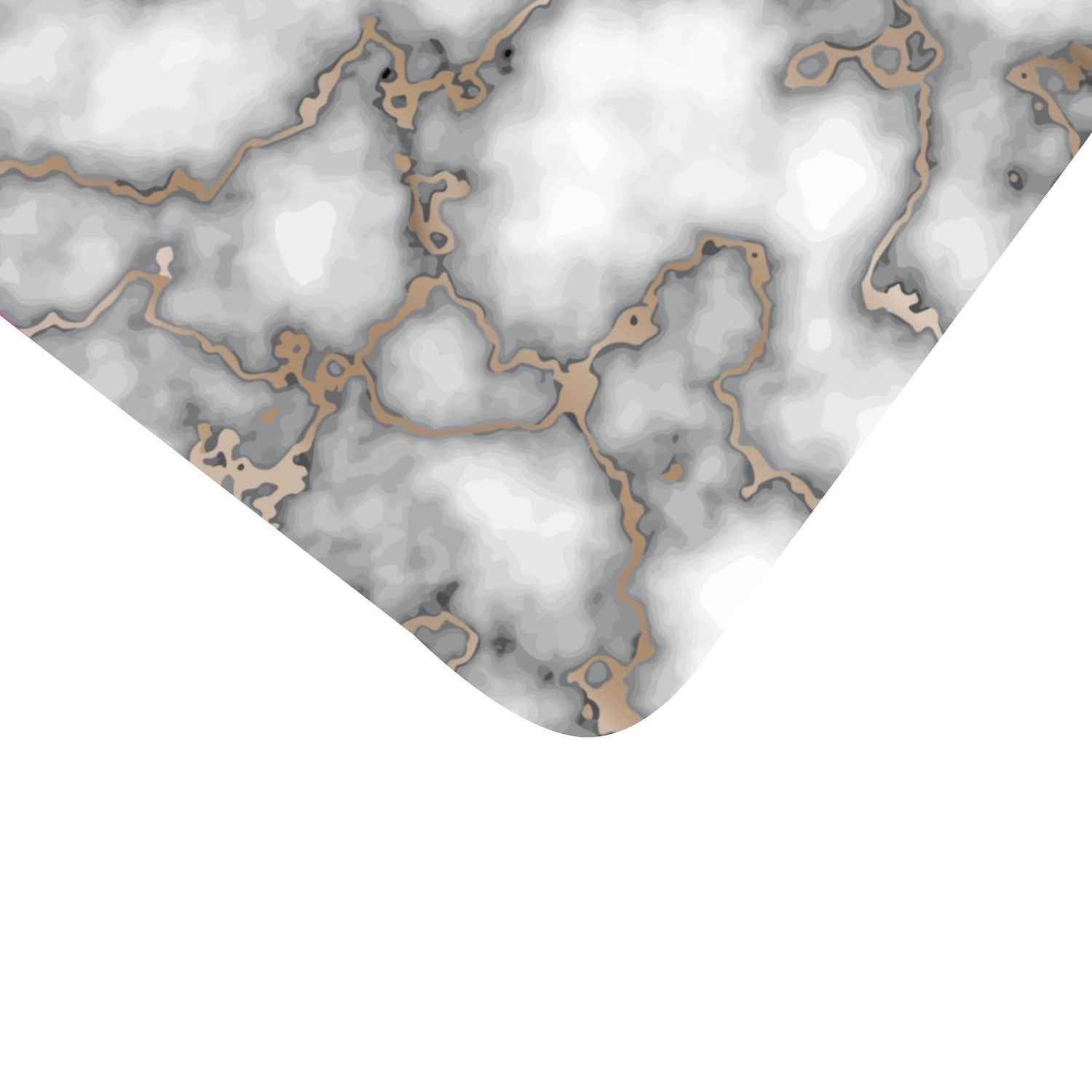 12" X 18" Gray And Gold Abstract Agglomerated cork Placemats