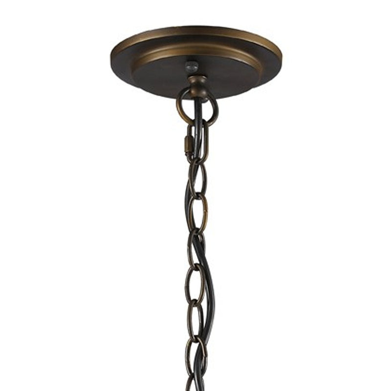 Brown Crystal Dimmable Ceiling Light With Brown Shades - Lighting