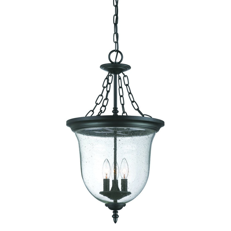 Belle 3-Light Matte black Hanging light - Lighting