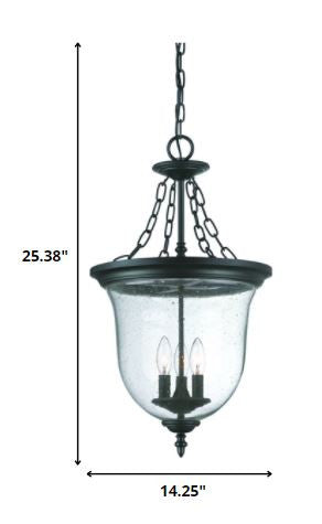 Belle 3-Light Matte black Hanging light - Lighting
