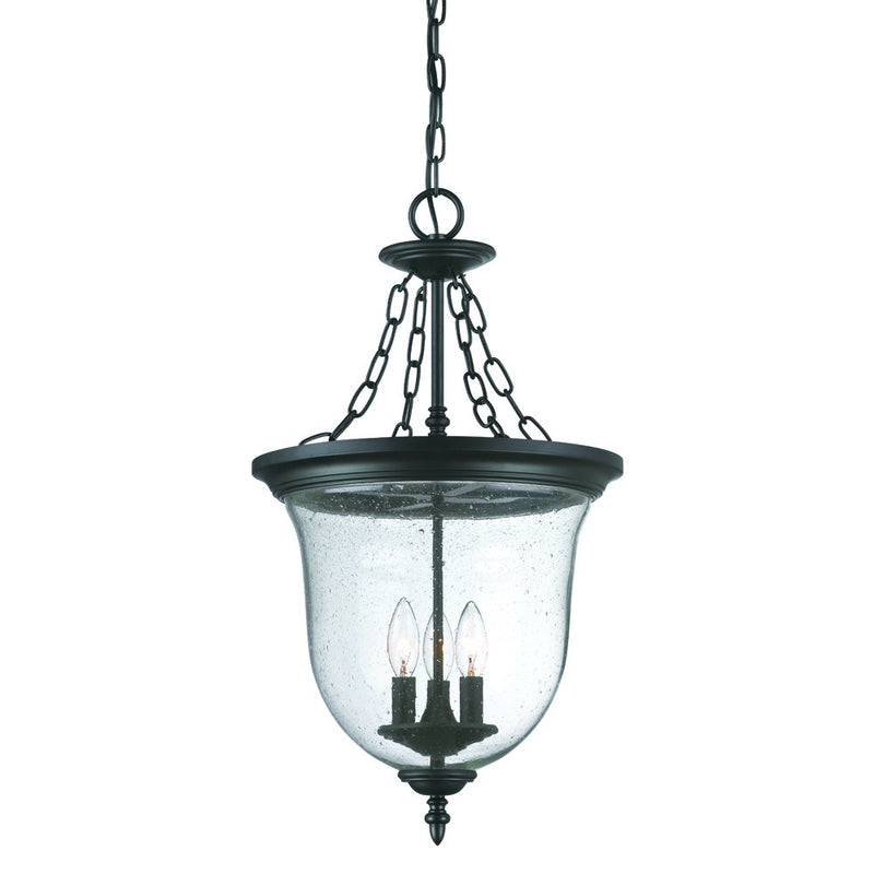 Belle 3-Light Matte black Hanging light - Lighting