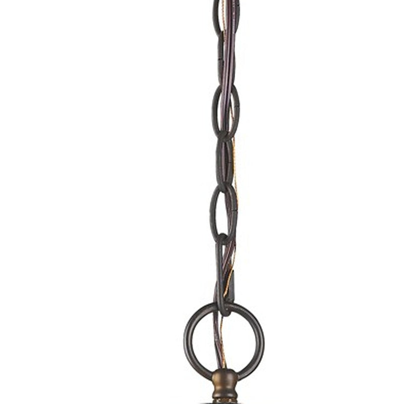 Brown Crystal Dimmable Ceiling Light With Brown Shades - Lighting