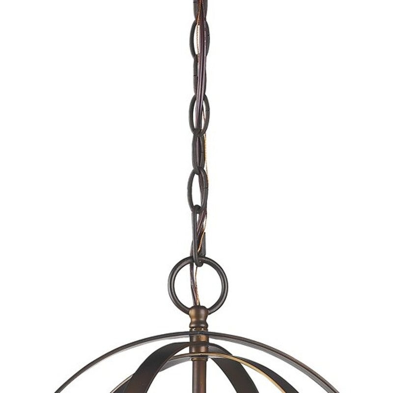 Brown Crystal Dimmable Ceiling Light With Brown Shades - Lighting