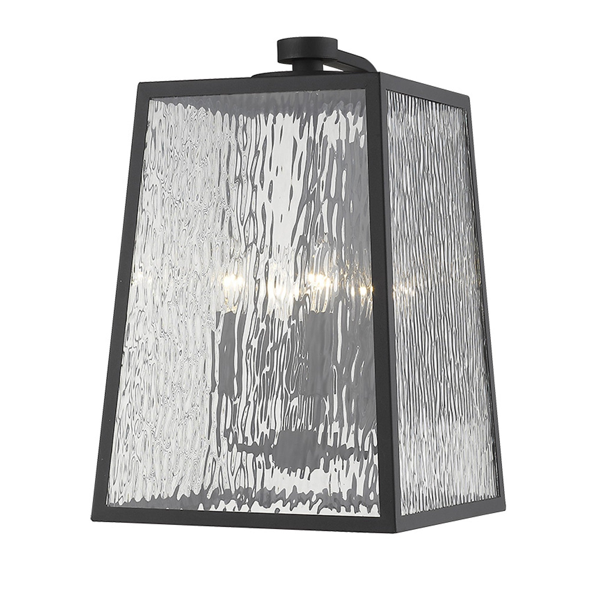 Hirche 4-Light Matte Black Wall Light Default Title