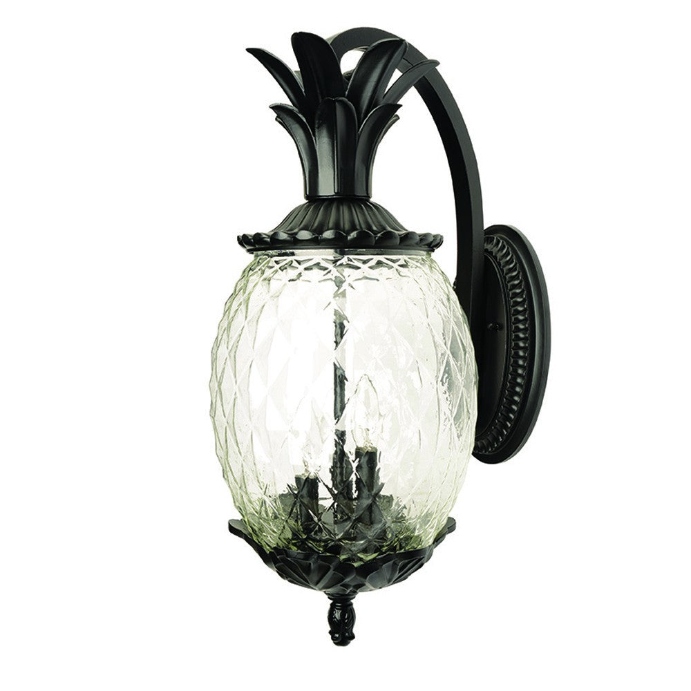 Lanai 3-Light Matte Black Wall Light Default Title