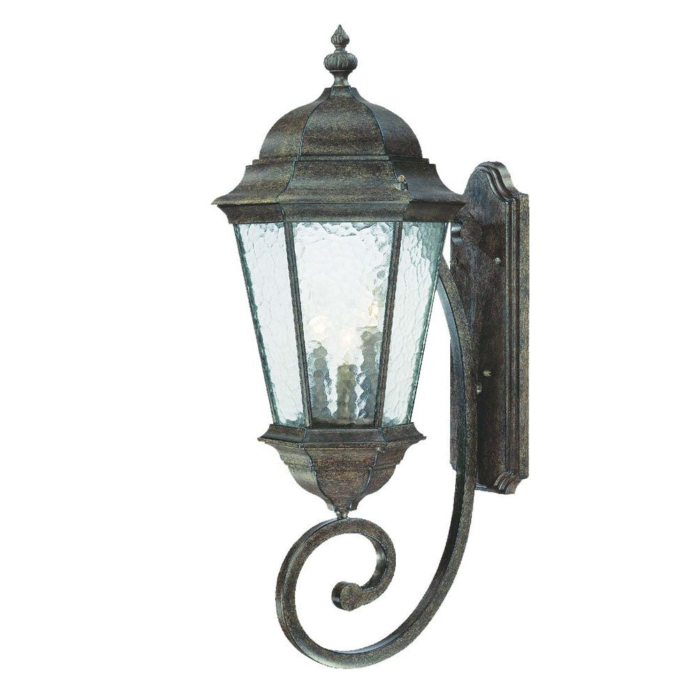 Black And Clear Three Light Hammered Dimmable Outdoor Hanging Lights With Black And Clear Shades Homeroots Outdoor