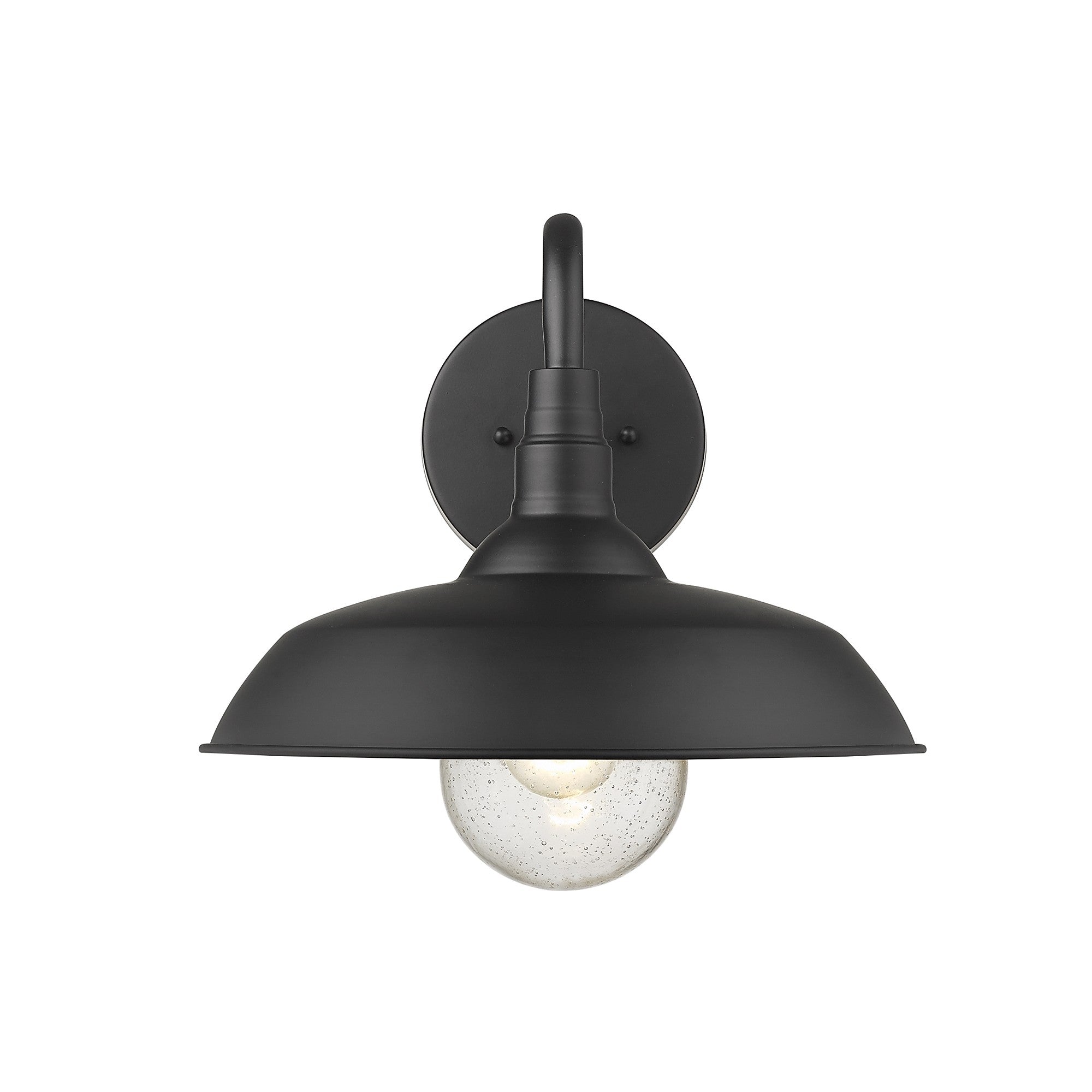 Burry 1-Light Matte Black Wall Light Default Title