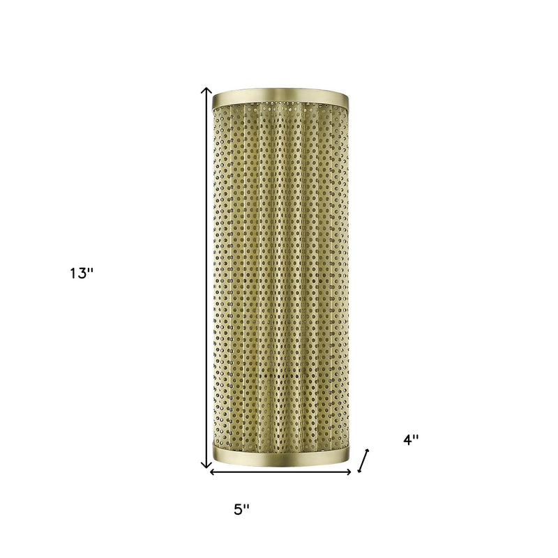 Basetti 1-Light Gold Sconce