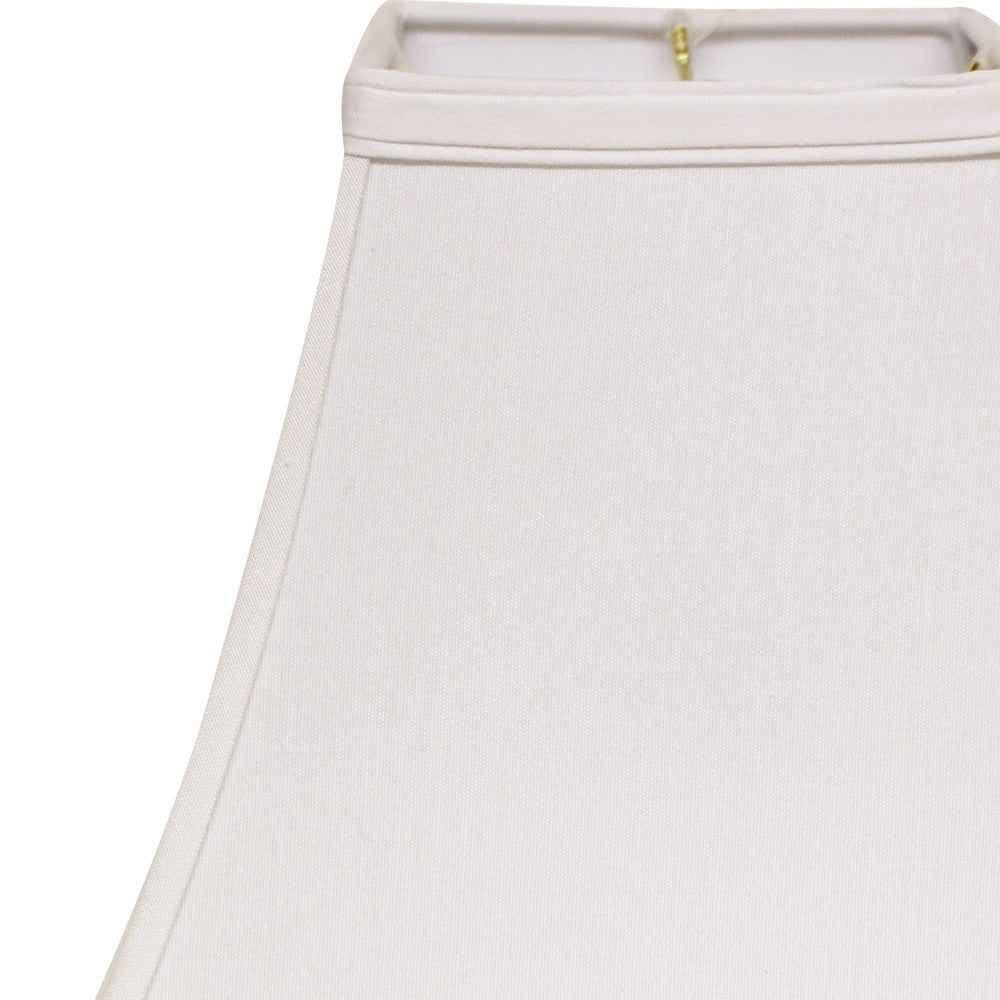 White No Slub Innsbruck Square Lamp Shade