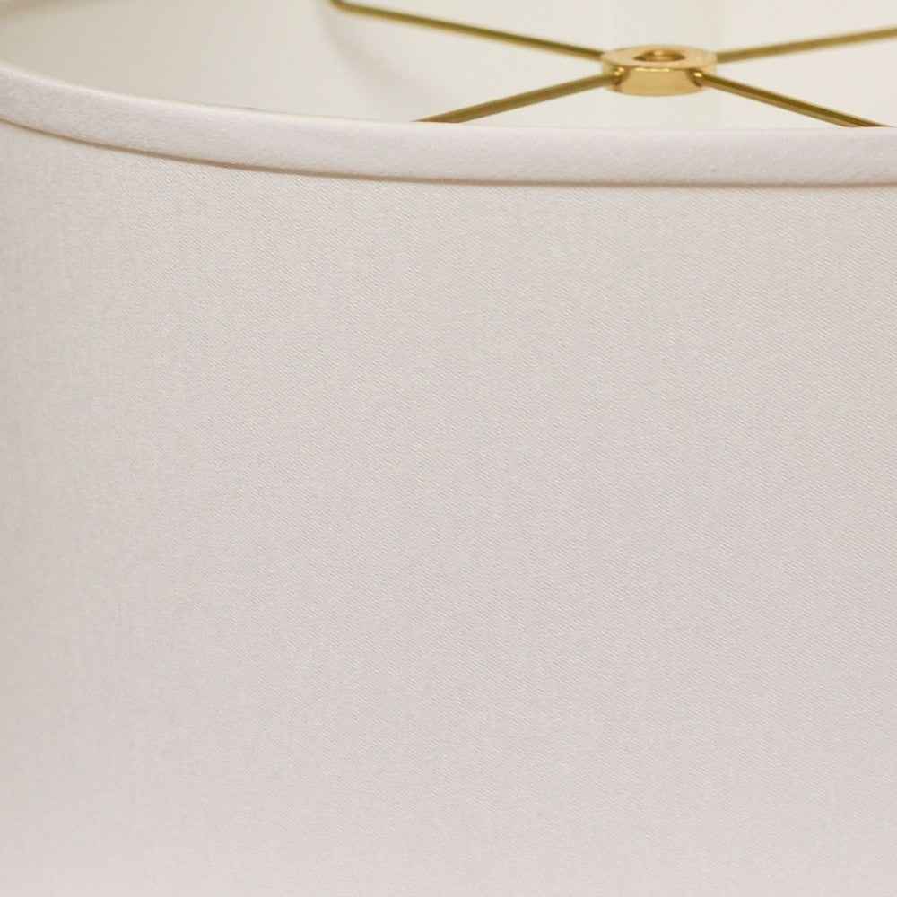 White No Slub Innsbruck Oval Lamp Shade