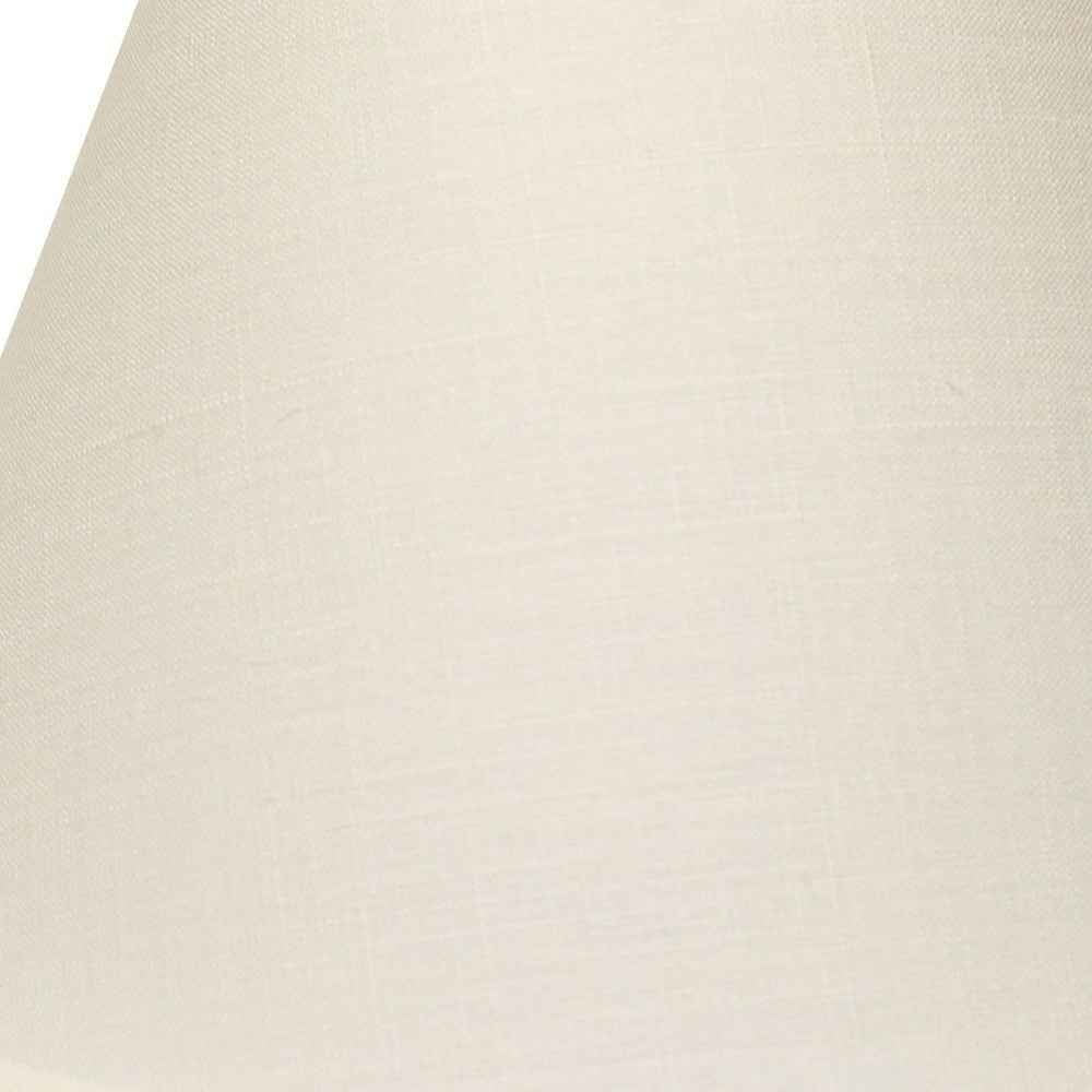 White Linen Empire Lamp Shade