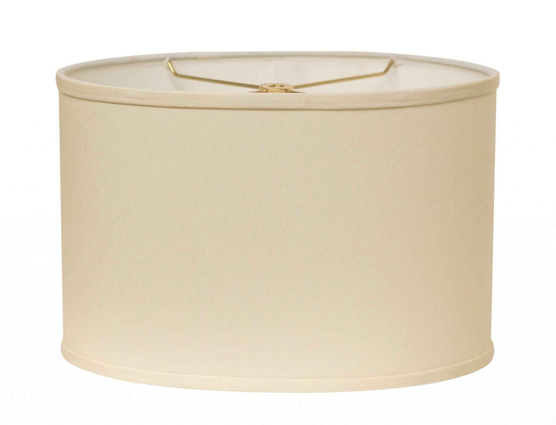 Ivory No Slub Innsbruck Oval Lamp Shade