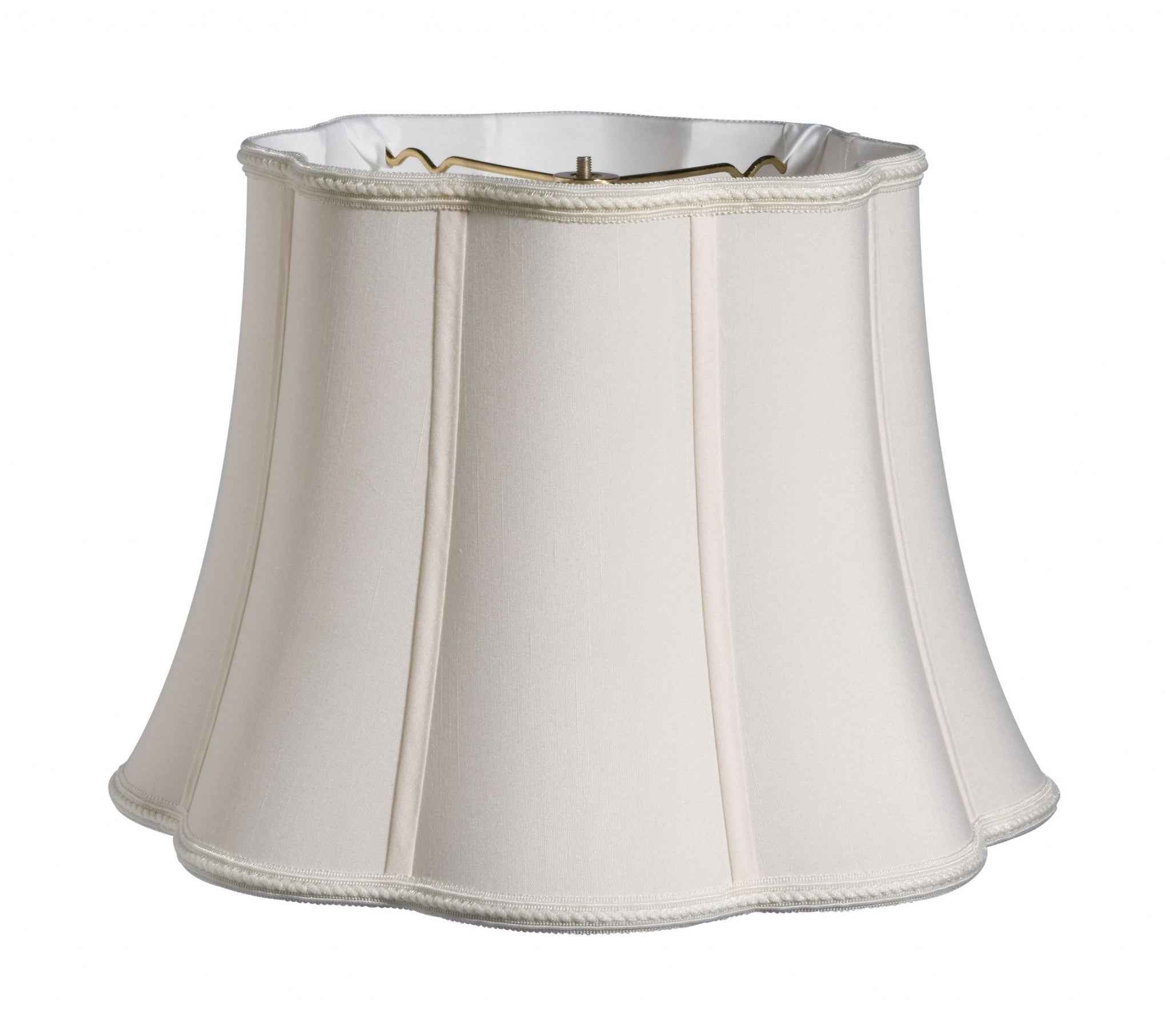 Cream Shantung Silk Novelty Lamp Shade