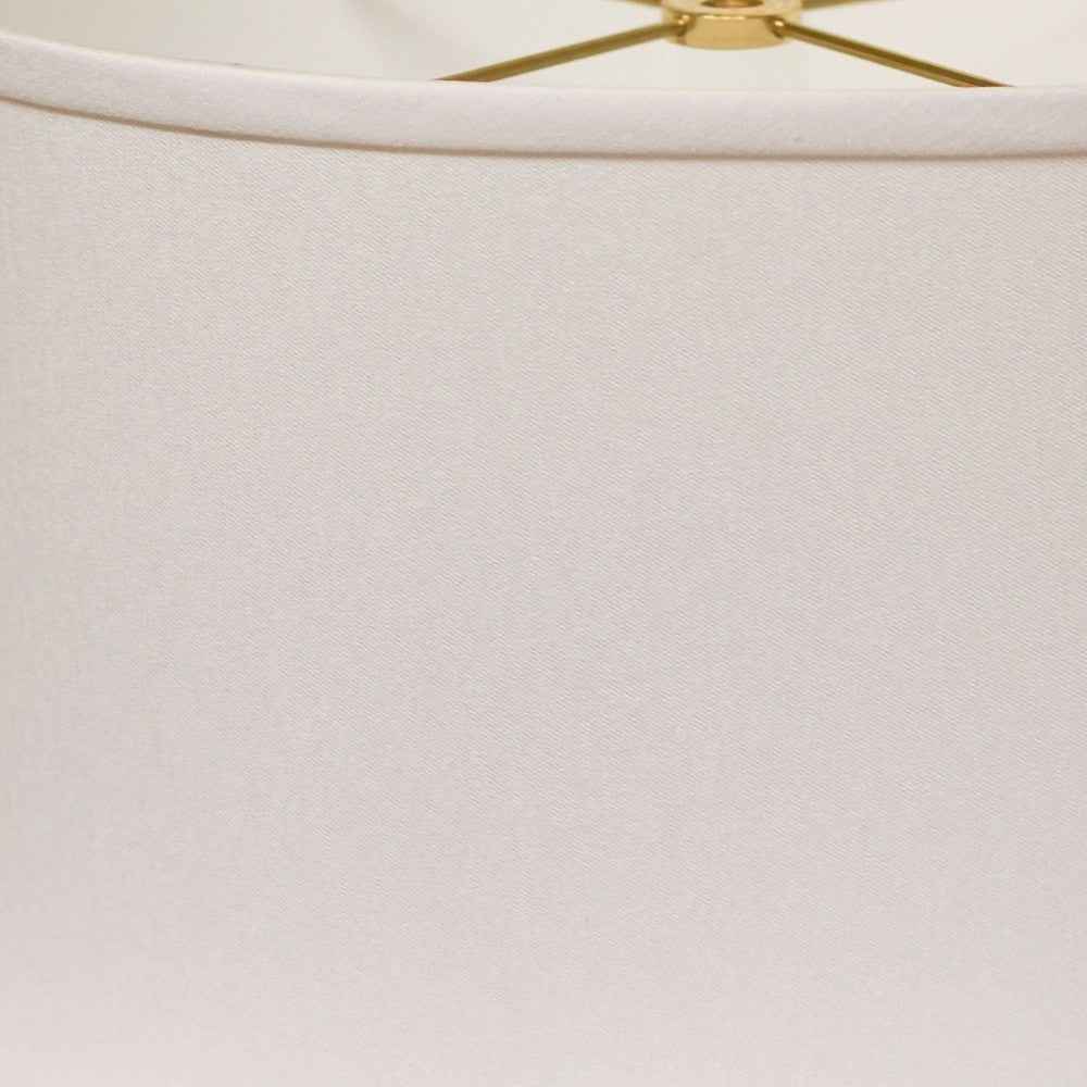 White No Slub Innsbruck Oval Lamp Shade