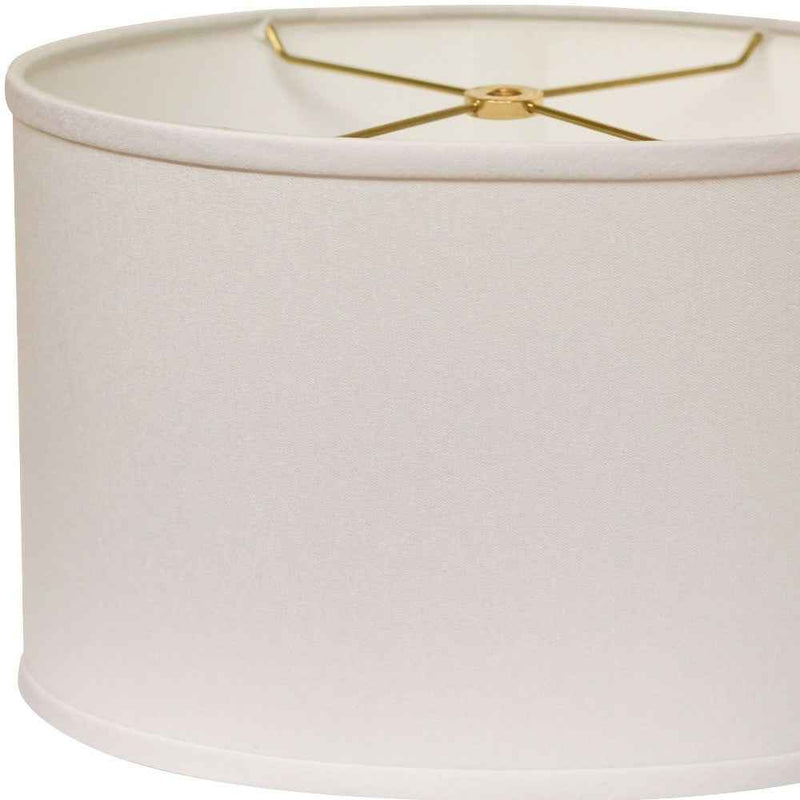 White No Slub Innsbruck Oval Lamp Shade