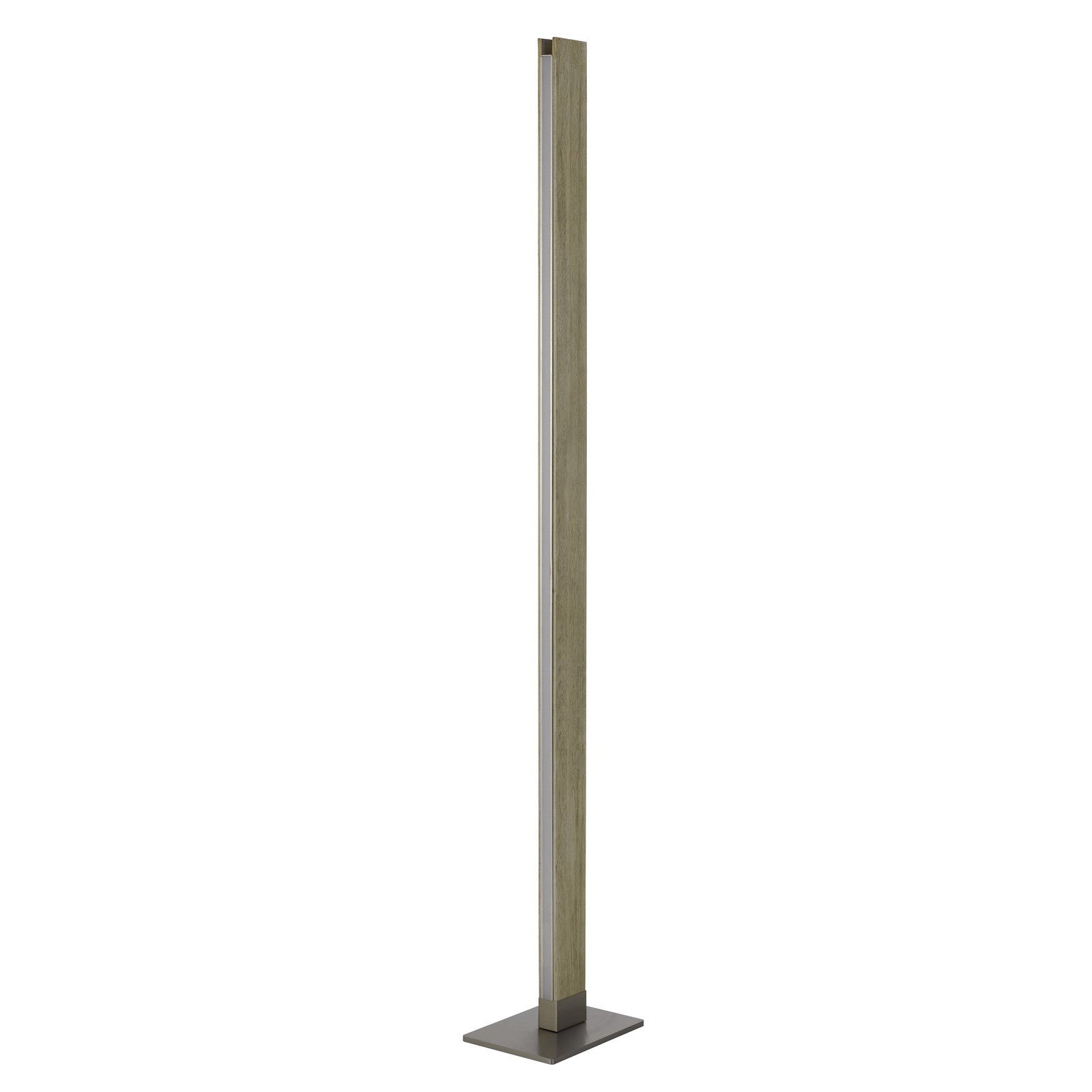 61" Brown Led Traditional Shaped Floor Lamp - Lighting