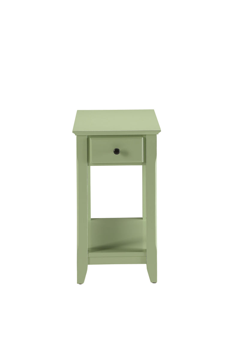 23" Pale Green Single Drawer End Table - Living Room