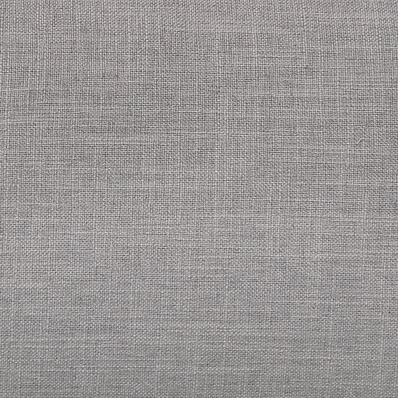 38" Gray and Brown Linen Arm Chair - Living Room
