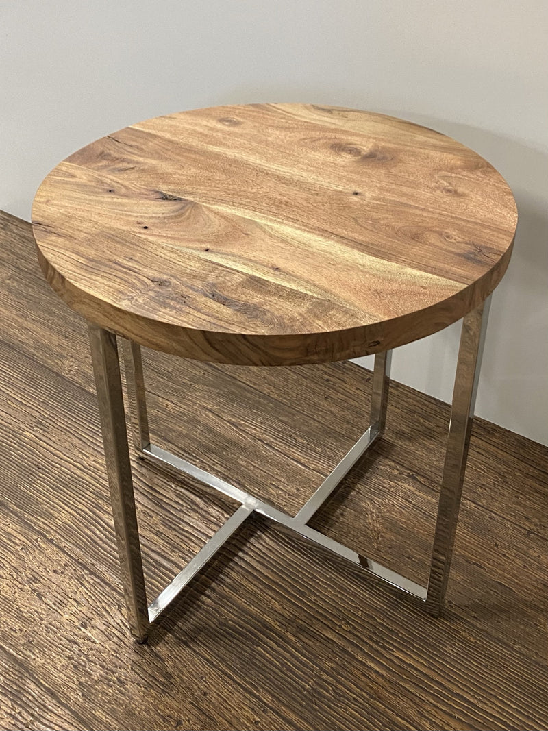 Modern Rustic Side Or End Table - Living Room