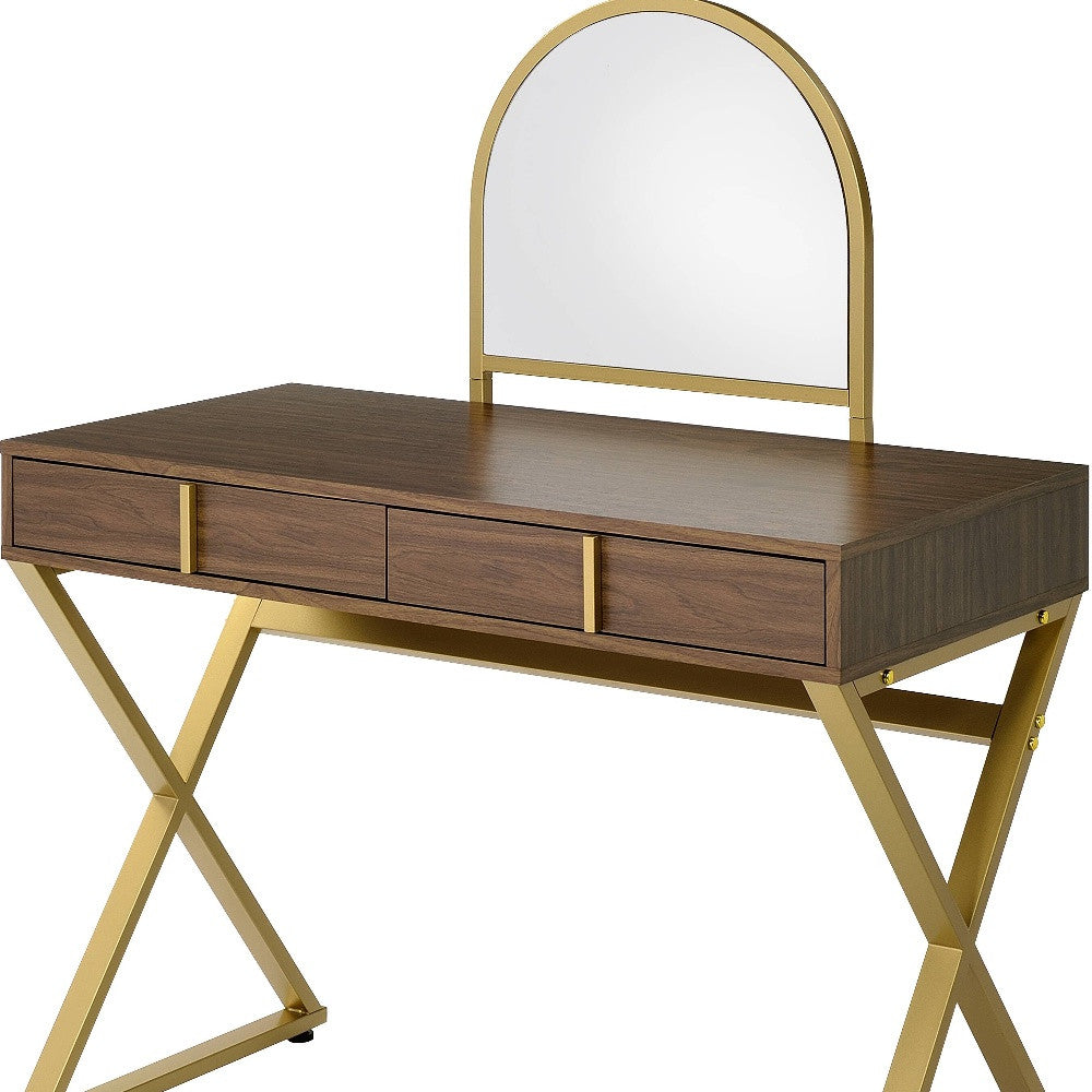42" Vanity Table with Mirror - Living Room