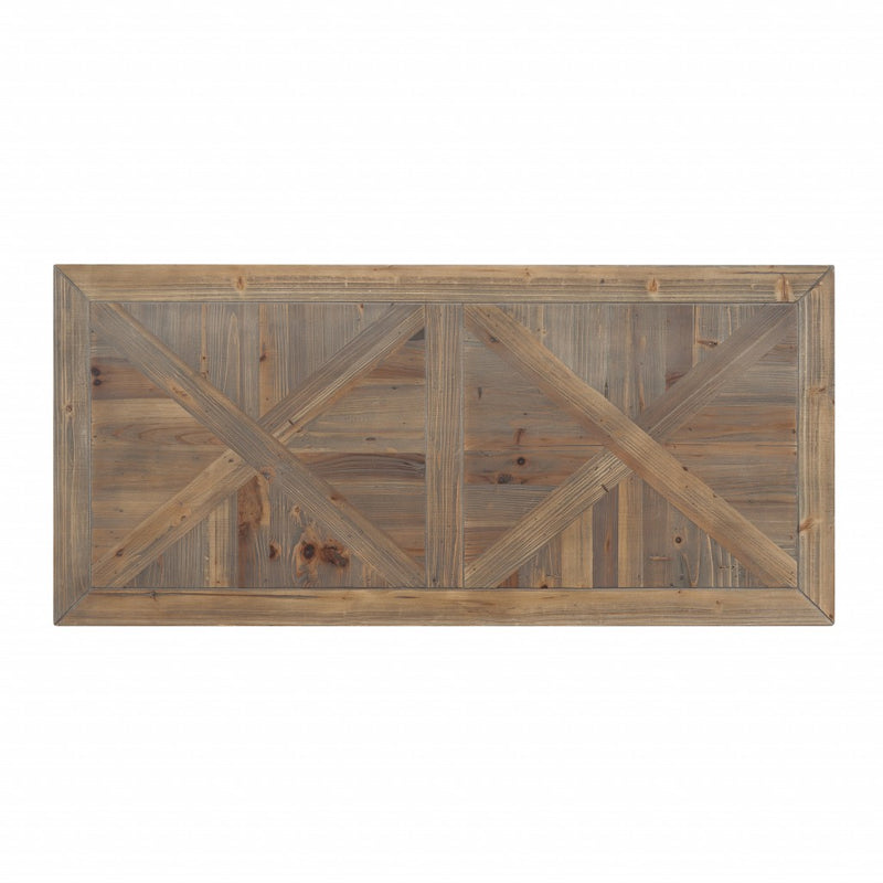50" Brown and Black Solid Wood Writing Desk - Office