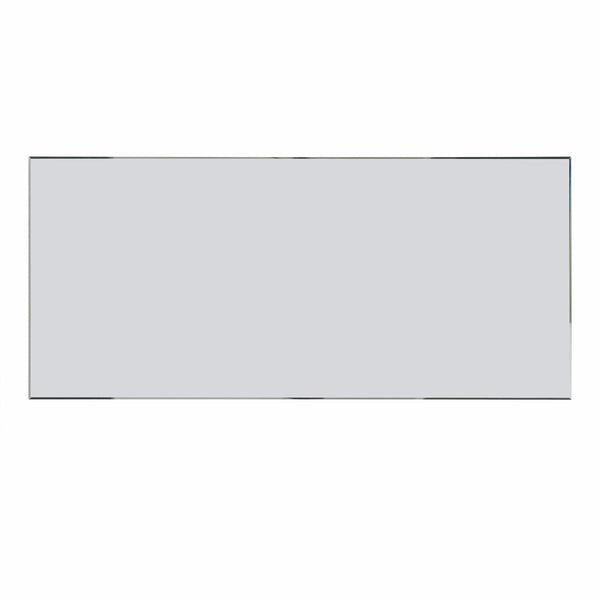 47" Silver Wood Mirrored With Two Drawers - Office