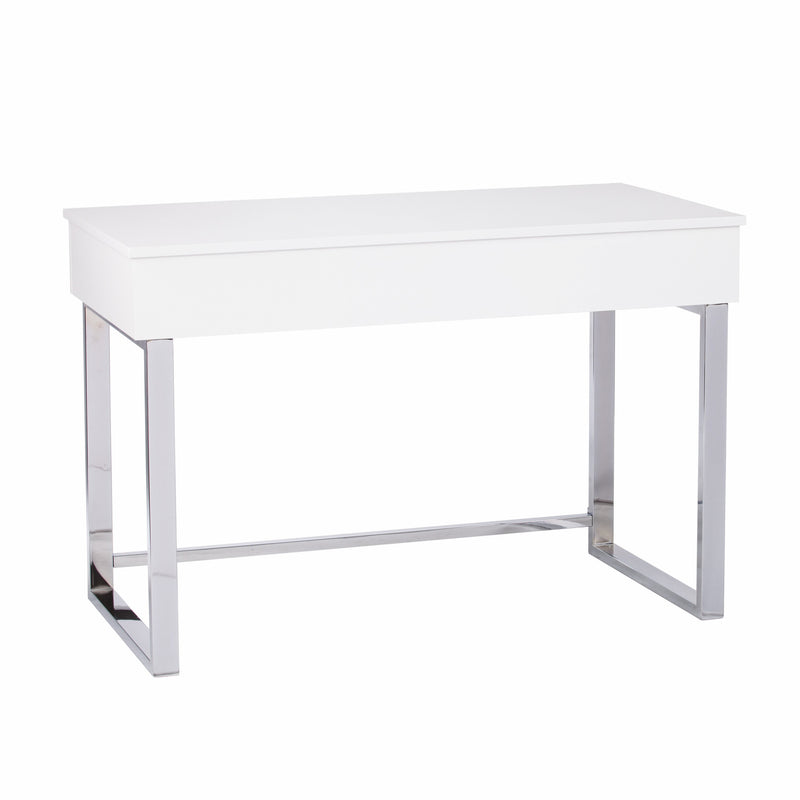 48" Adjustable White Standing Desk Converter - Office